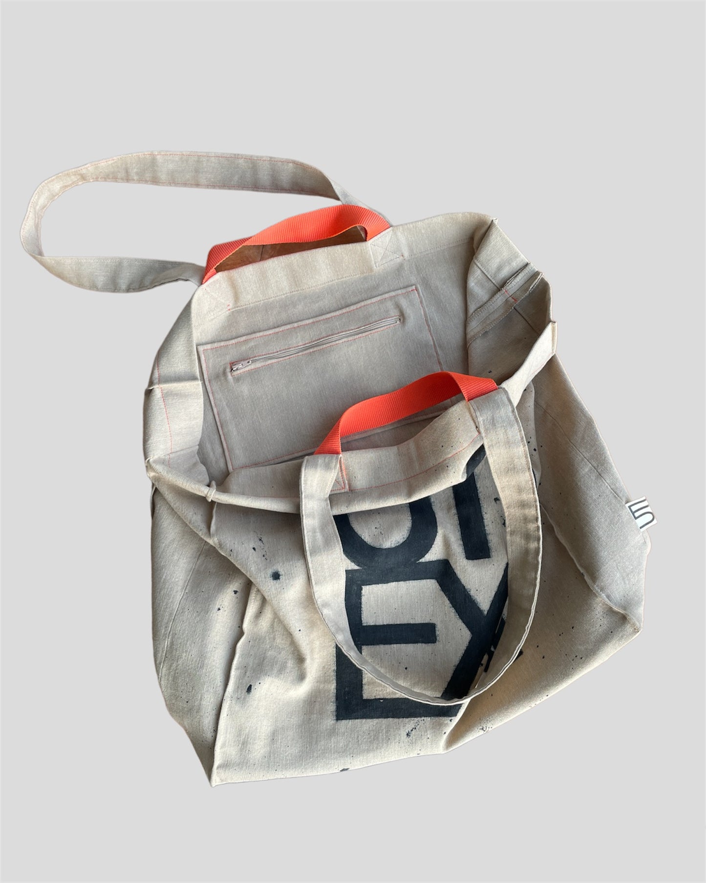 XL 'UTI EXI' JUTE SHOPPER BAG