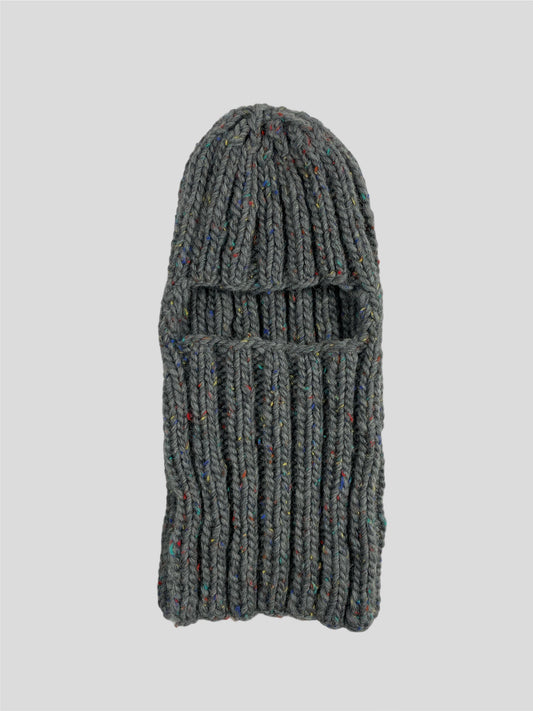 GREY SPARKLE BALACLAVA