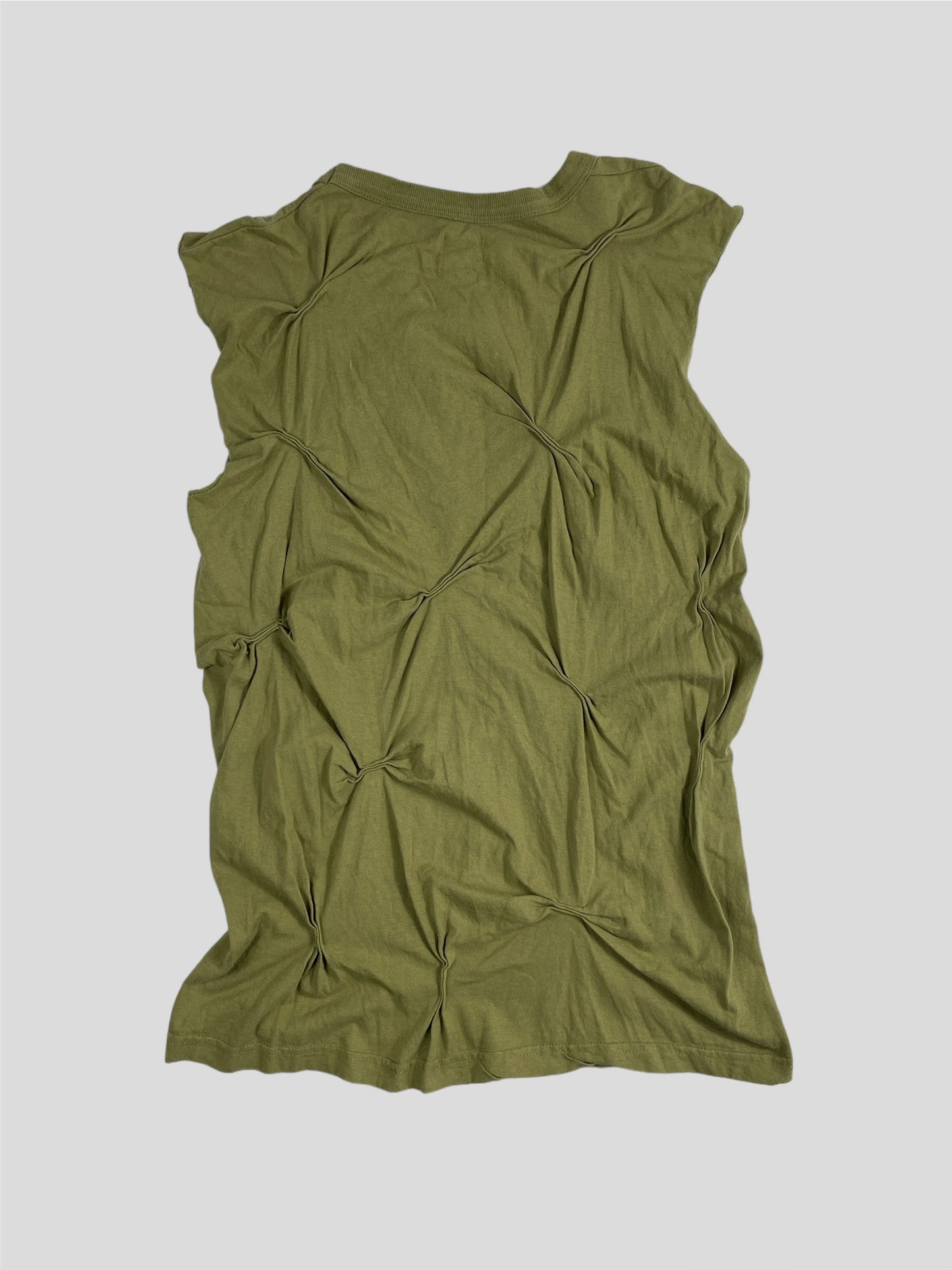 GREEN BUTTERFLY TANKTOP