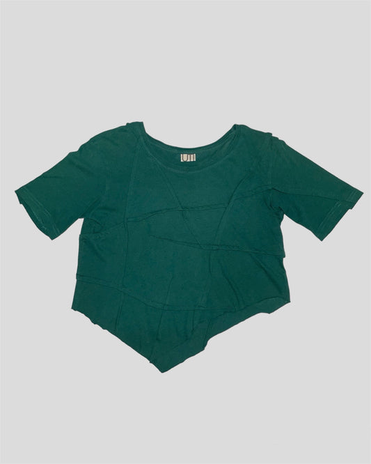 FOREST GREEN WRINKLE SHIRT