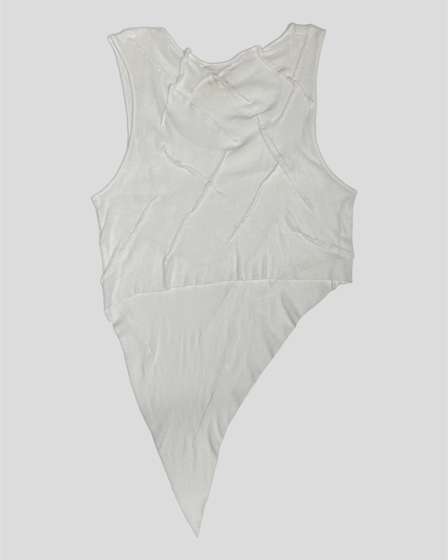 SUPER LIGHT WRINKLE TANKTOP V-CUT