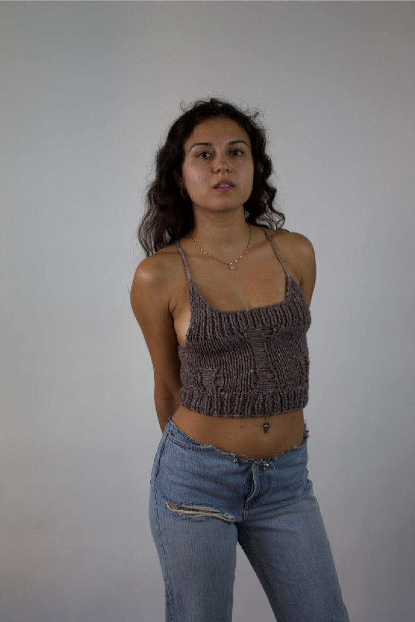 KNITTED MERINO TOP