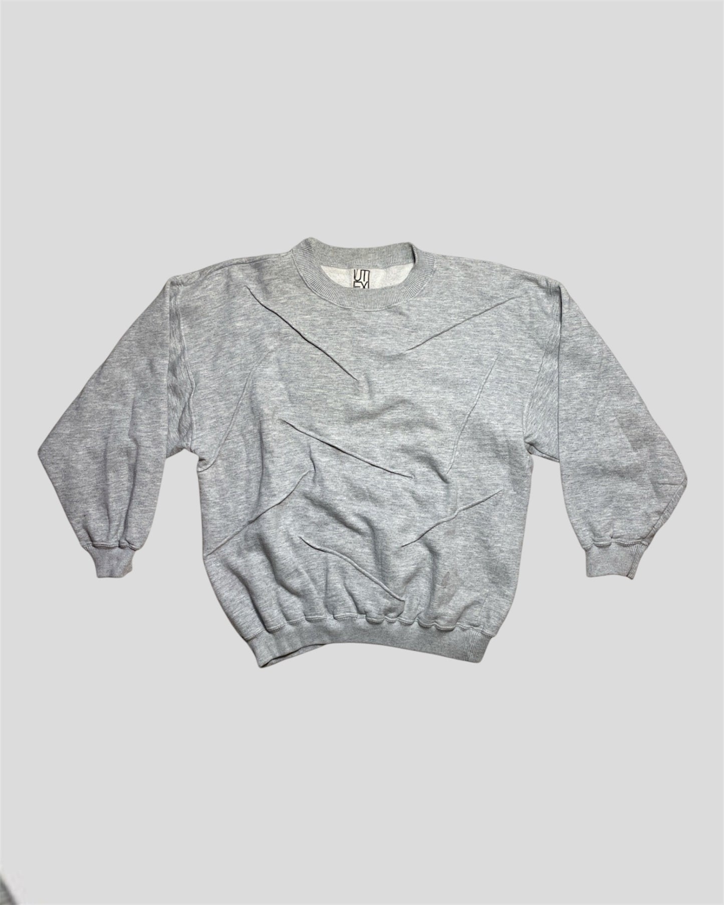 WRINKLE-PULLOVER MIT „UTI EXI“-LOGO