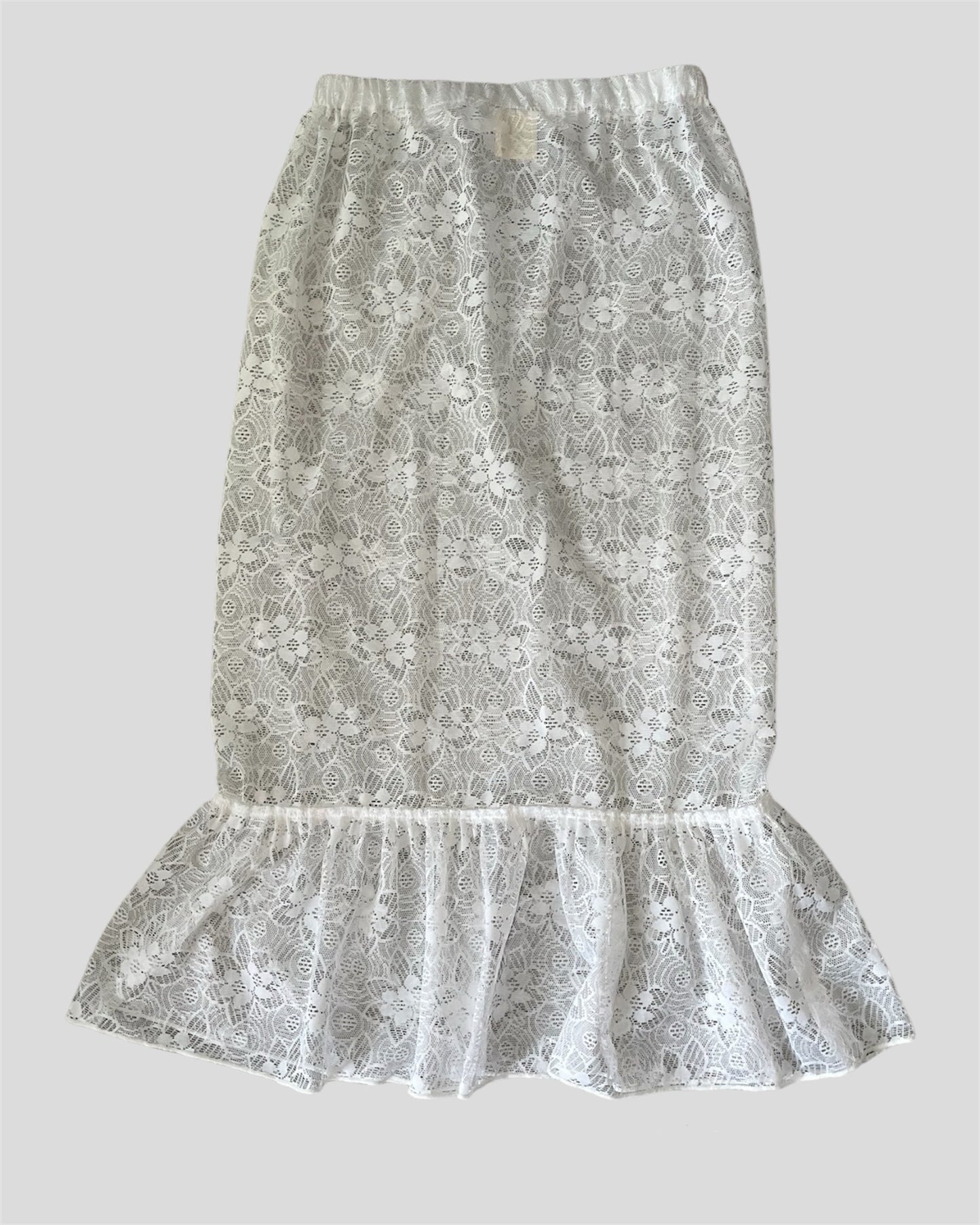 VOLANT LACE SKIRT