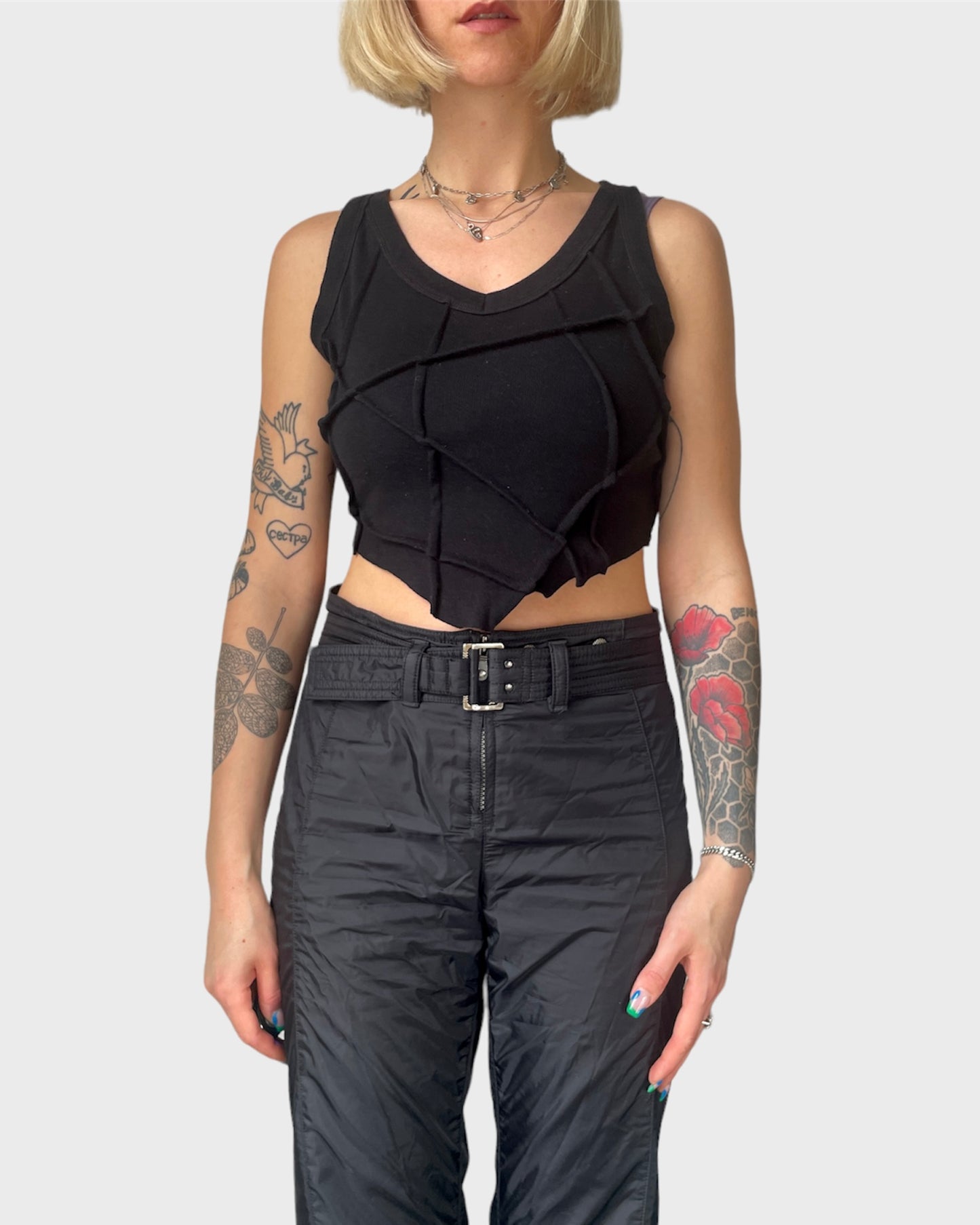 WRINKLE-STYLE CROPTOP