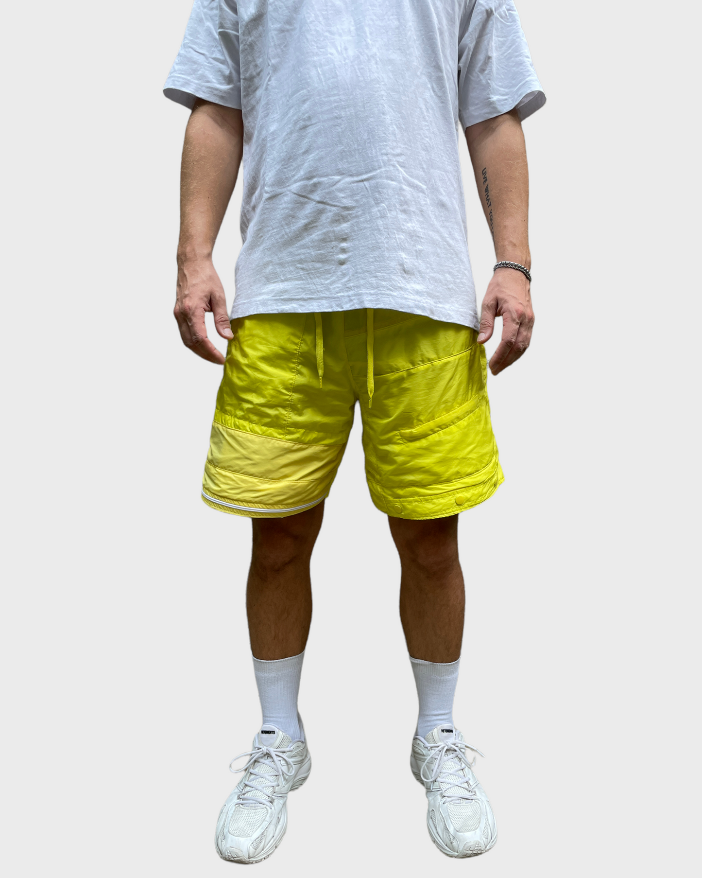 LEMON WINDBREAKER SHORTS