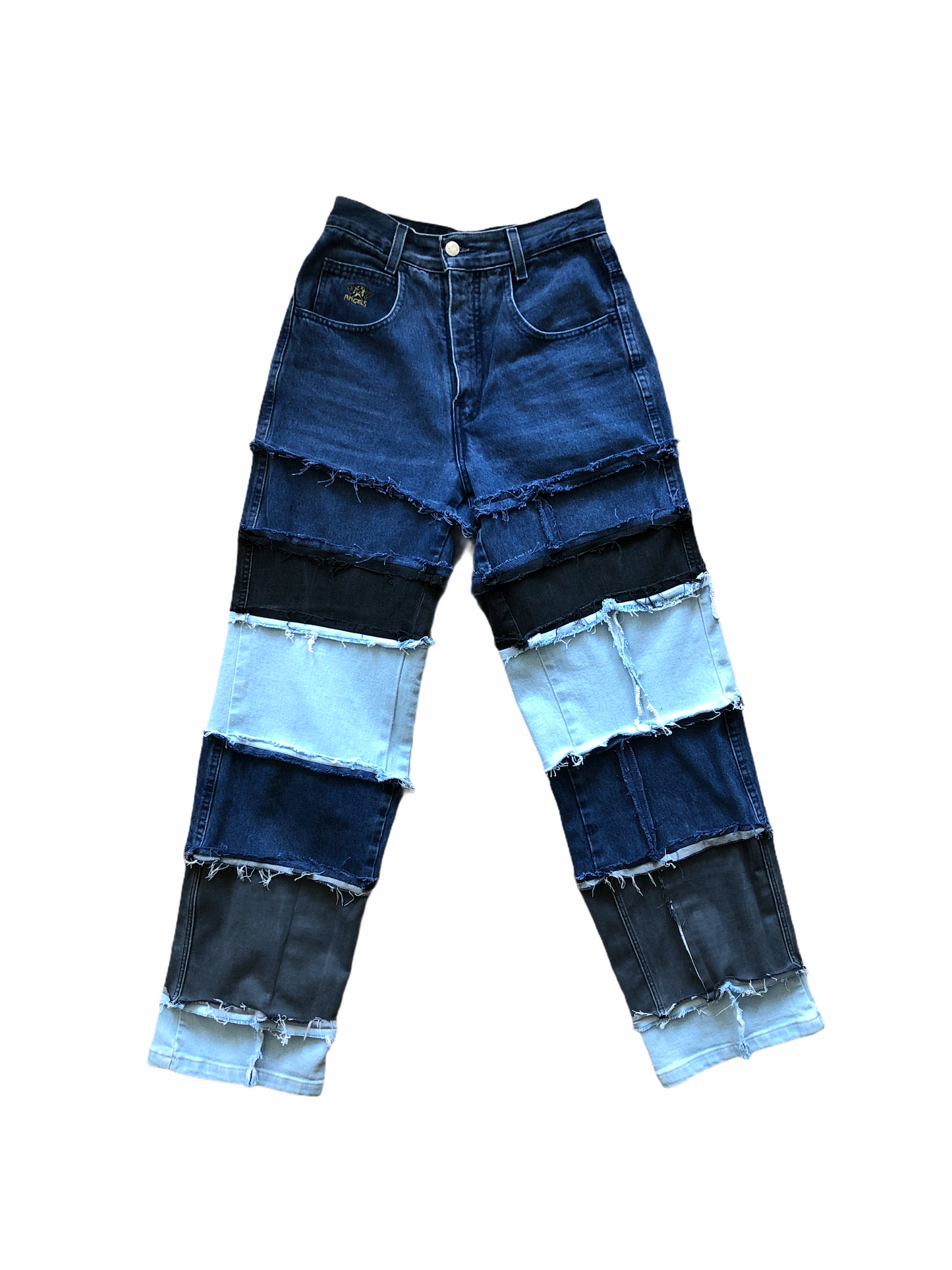 DENIM PATCHWORK PANTS