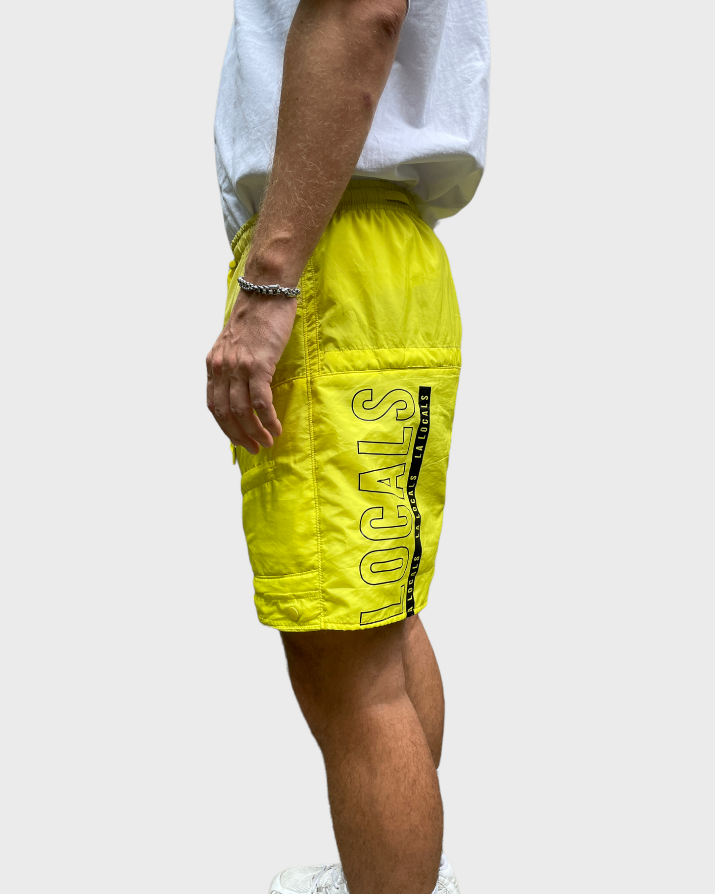 LEMON WINDBREAKER SHORTS