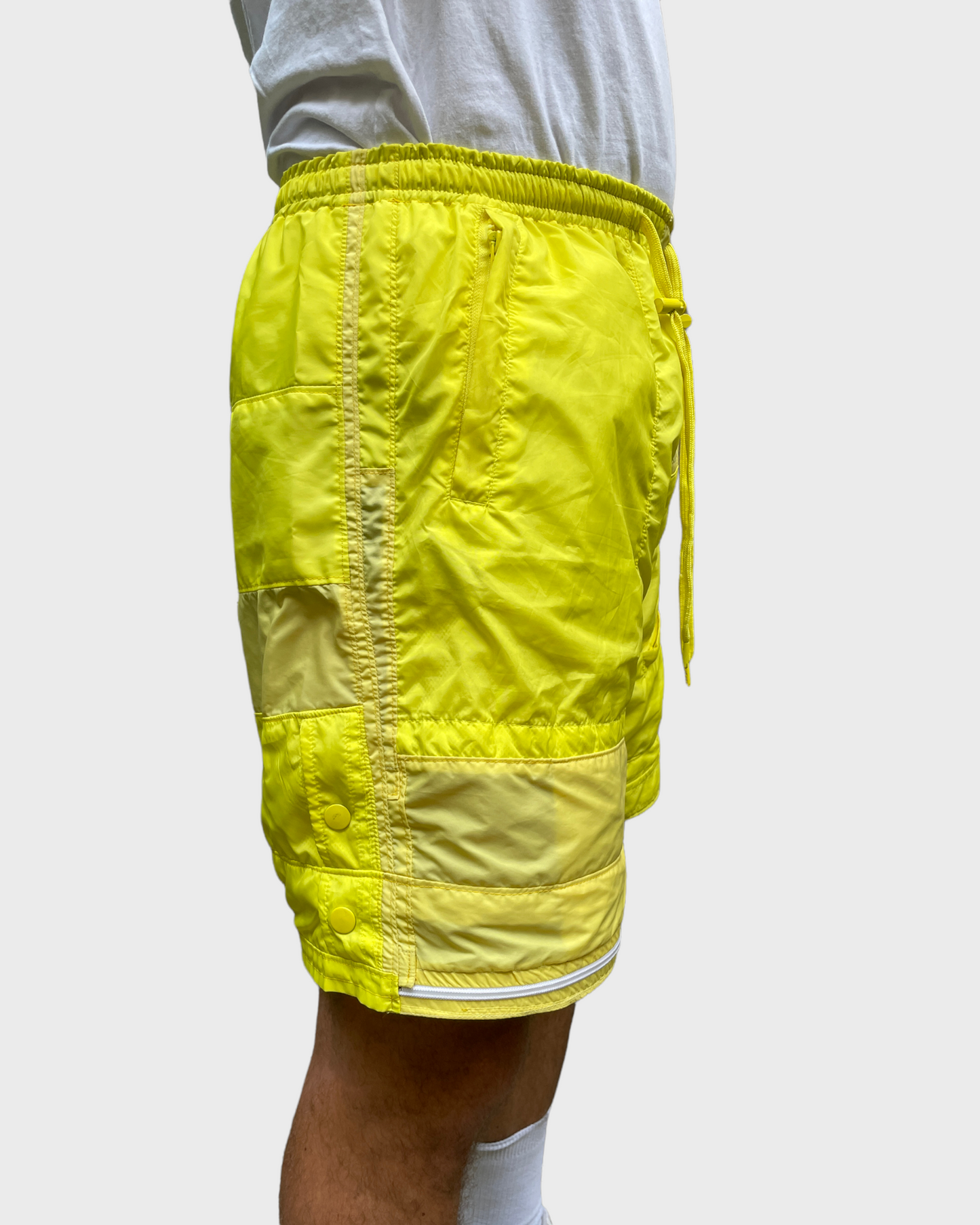 LEMON WINDBREAKER SHORTS