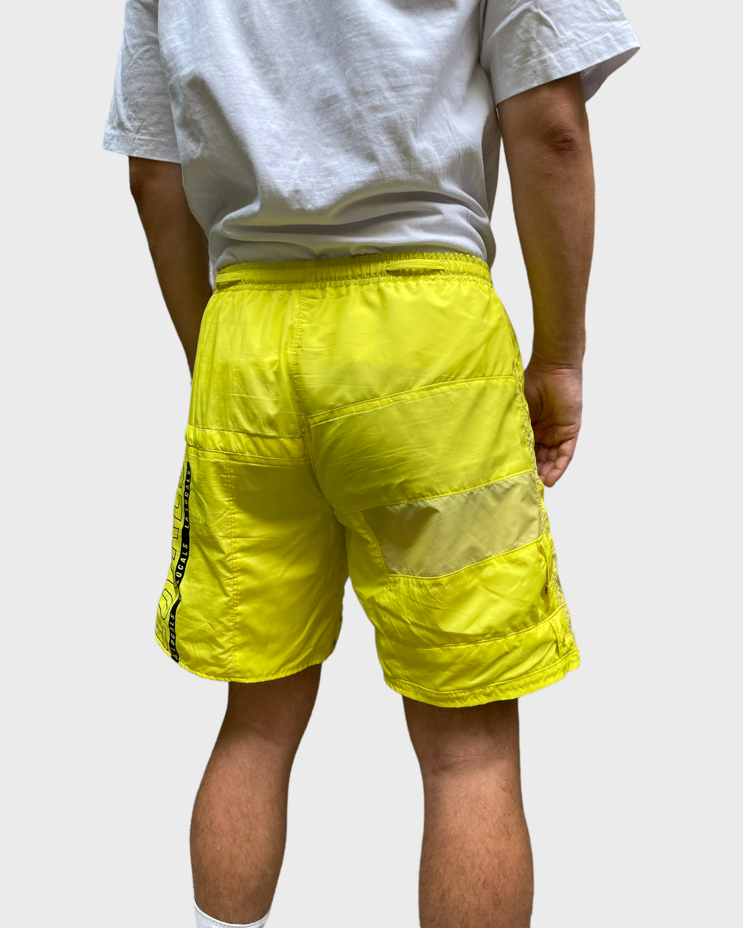 LEMON WINDBREAKER SHORTS