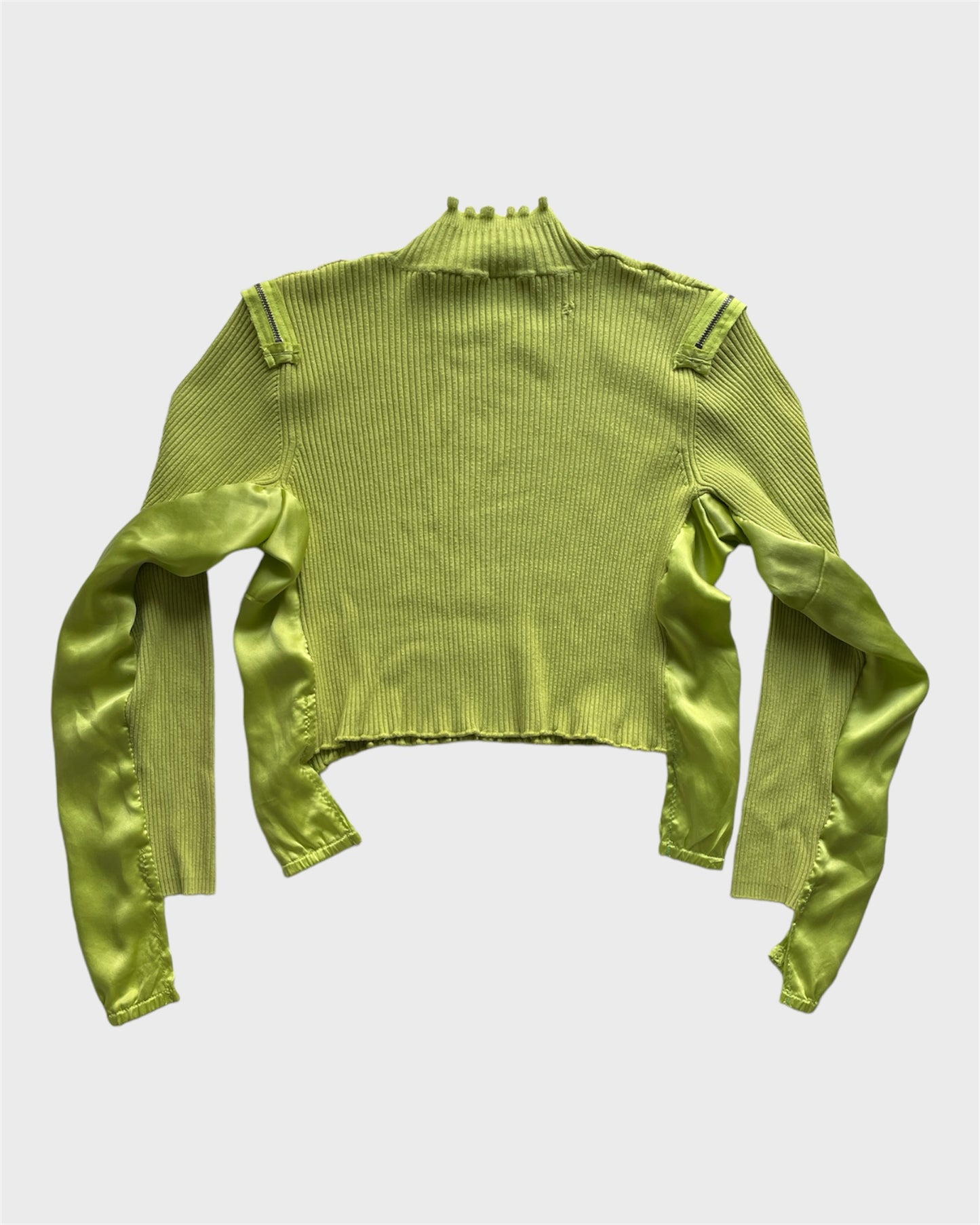 LIME GREEN TURTLENECK