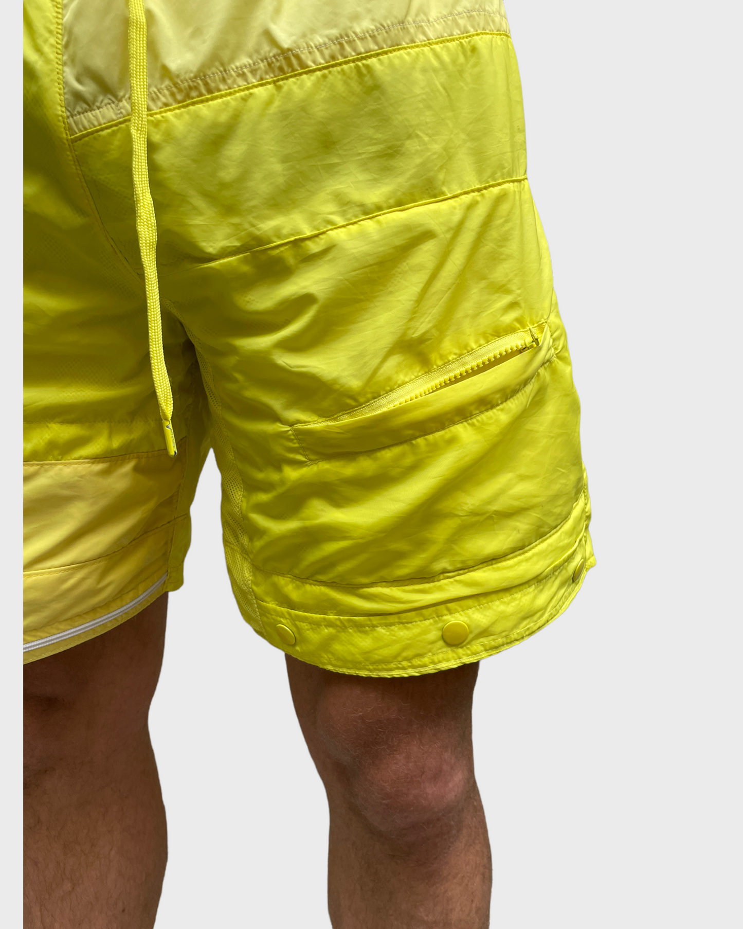 LEMON WINDBREAKER SHORTS